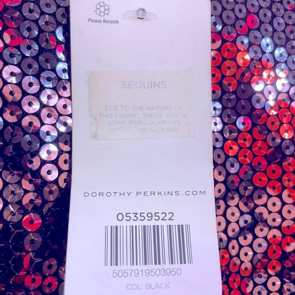 Embellished Sequin round neck party top by Dorothy Perkins brand new with tag - Picture 4 of 10